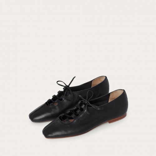 Roma baleriny, czarny OUTLET | Balagan Studio