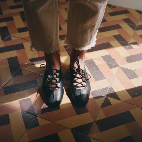 Roma Ballerina, black OUTLET| Balagan Studio