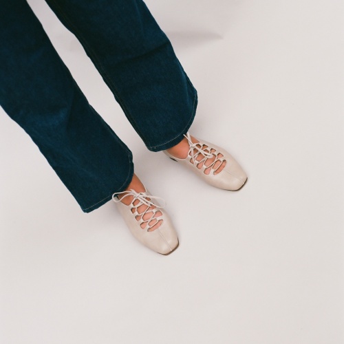 Roma baleriny, szara glina OUTLET| Balagan Studio