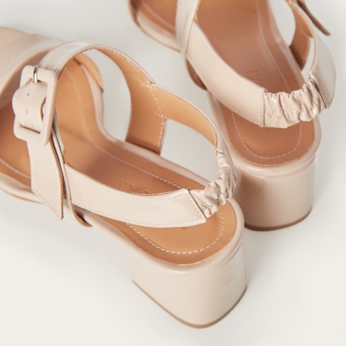Rehava sandały, ratanowy połysk OUTLET| Balagan Studio