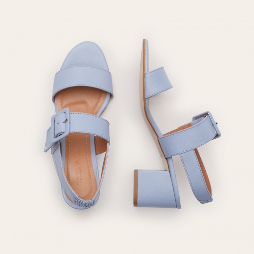 Rehava Sandals, denim blue OUTLET | Balagan Studio