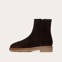 Naki Boots, dark chocolate velvet