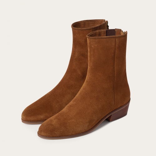 Sus botki, rudy welur OUTLET| Balagan Studio