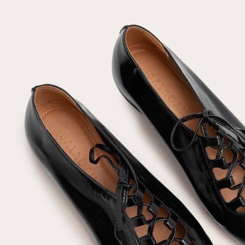Roma Ballerina, glossy black | Balagan Studio