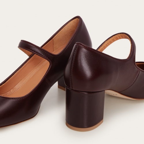 Dora High Heels, mahogany OUTLET | Balagan Studio