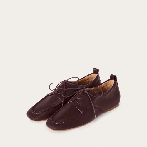 Lila Flats, aubergine| Balagan Studio