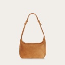 Beatrice Bag M, caramel velvet