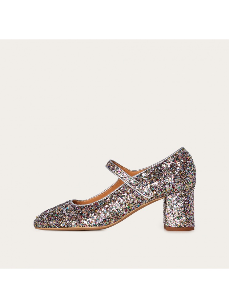 Dora High Heels, confetti