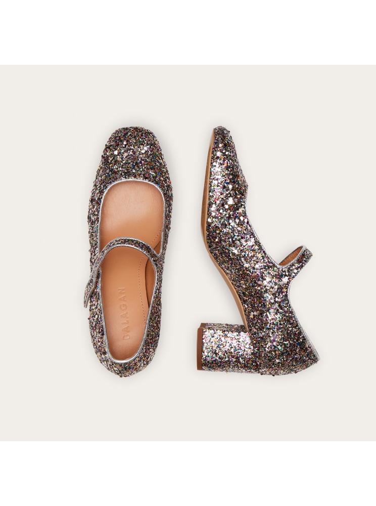 Dora High Heel Pumps, Konfetti | Balagan Studio