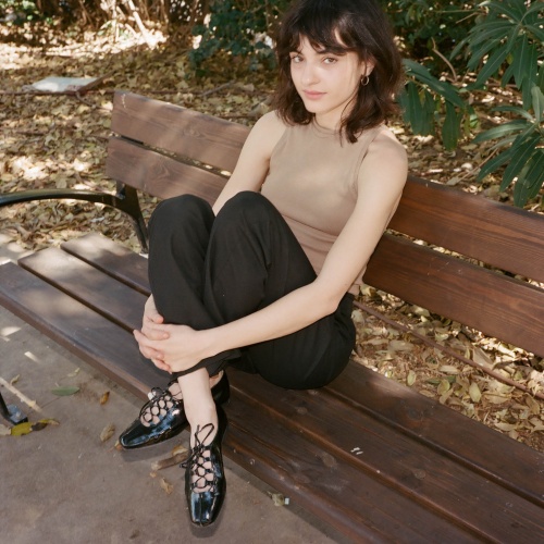 Roma Ballerina, glossy black | Balagan Studio