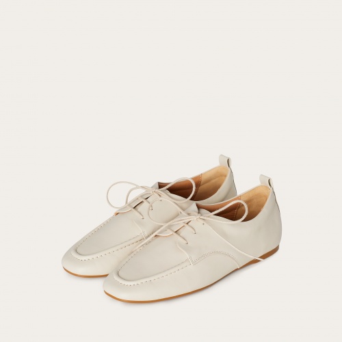 Lila półbuty, alabaster | Balagan Studio