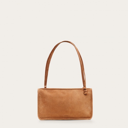 Suzanne Bag M, caramel velvet