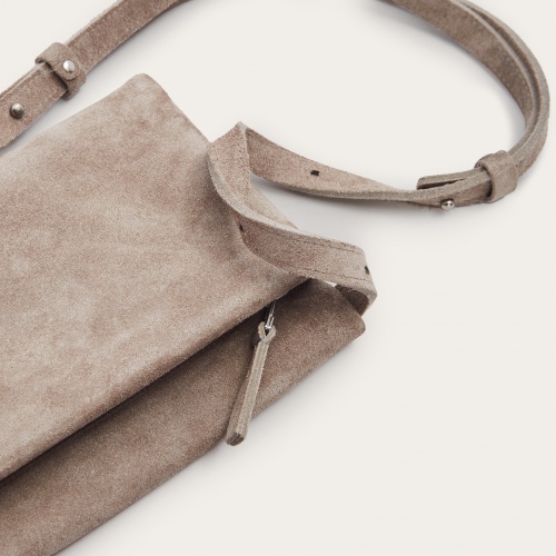 Shuk Bag S, grey velvet | Balagan Studio