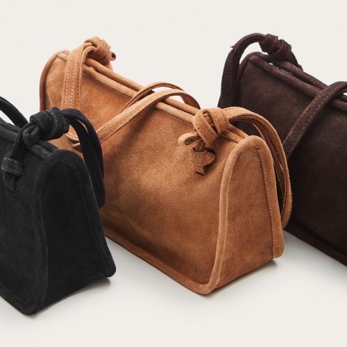 Suzanne Bag S, dark chocolate velvet | Balagan Studio