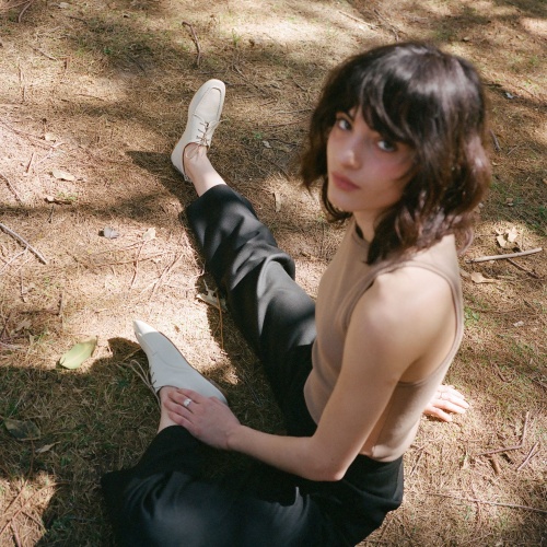 Lila półbuty, alabaster | Balagan Studio