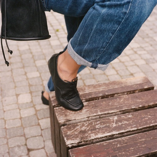 Lila Flats, black| Balagan Studio