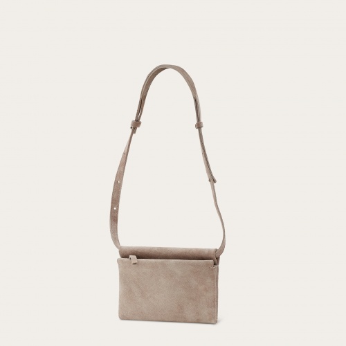 Shuk Bag S, grey velvet | Balagan Studio