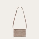 Shuk Bag S, grey velvet