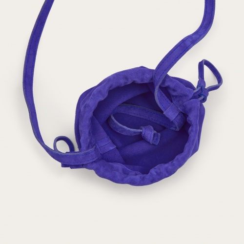 Dima torebka S, chabrowy welur | Balagan Studio