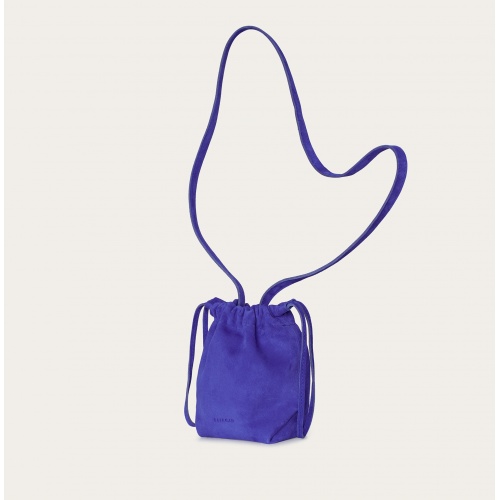 Dima torebka S, chabrowy welur | Balagan Studio