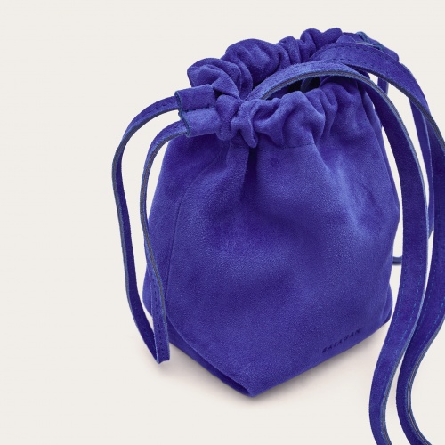 Dima torebka S, chabrowy welur | Balagan Studio