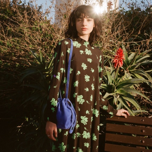 Dima Bag S, cornflower velvet | Balagan Studio