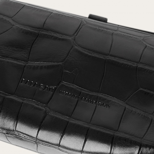 Rofe Bag M, black croco OUTLET | Balagan Studio