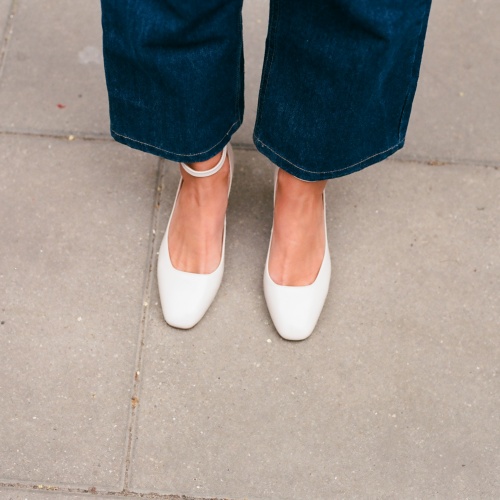 Sira Heels, cream OUTLET| Balagan Studio