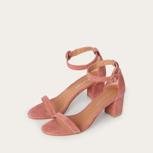 Ulam Sandals, coral suede OUTLET| Balagan Studio