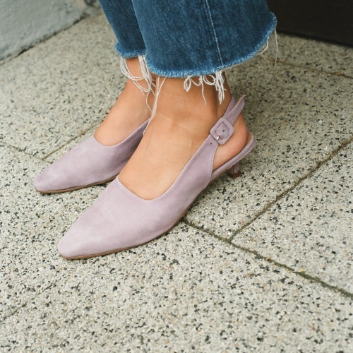 Viva Heels, lavender suede OUTLET| Balagan Studio