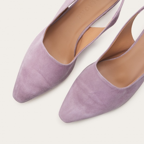 Viva Heels, lavender suede OUTLET| Balagan Studio