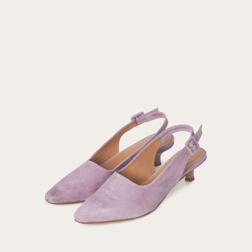 Viva Heels, lavender suede OUTLET| Balagan Studio