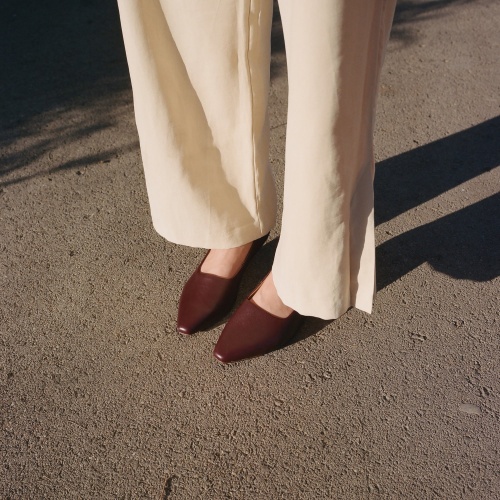 Virginia czółenka, bakłażan | Balagan Studio