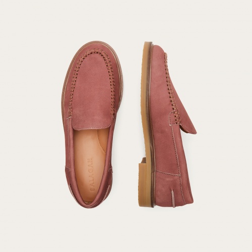 Agora Flats, dusty rose nubuck | Balagan Studio