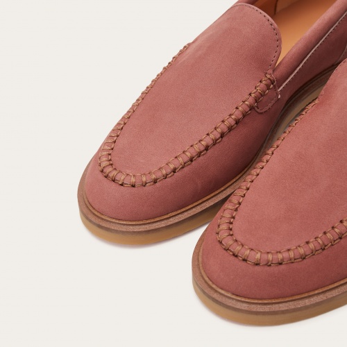 Agora Flats, dusty rose nubuck | Balagan Studio