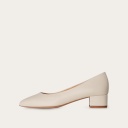 Migdal Low Heels, cream