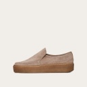 Kulit moccasins, marrone