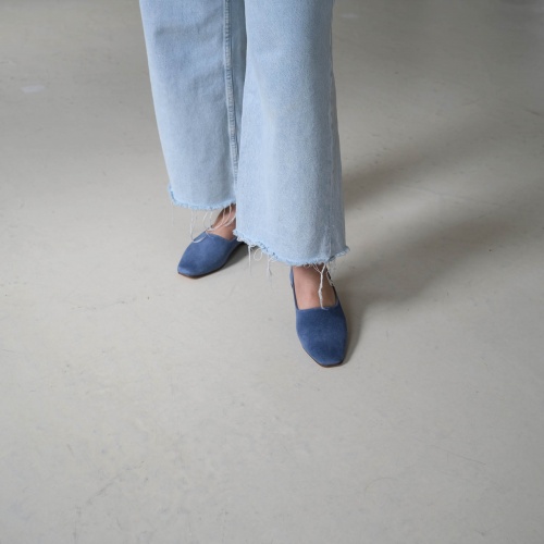 Malben Ballerina, cornflower velvet | Balagan Studio