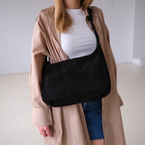 Beatrice Bag M, black velvet | Balagan Studio
