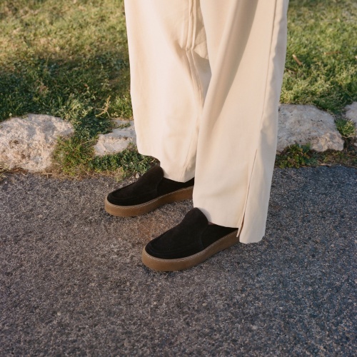 Kulit moccasins, black velvet | Balagan Studio