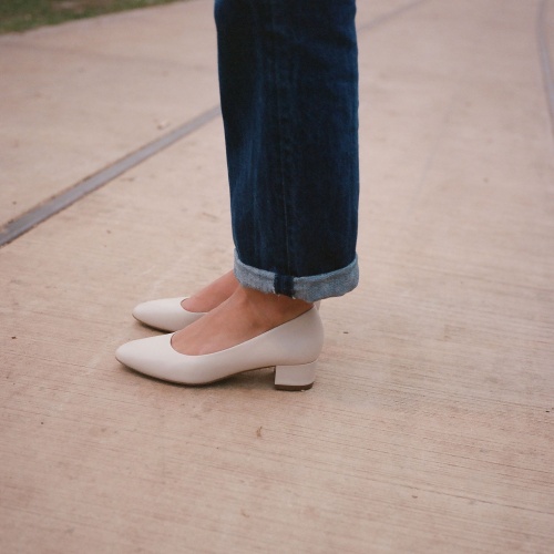 Migdal Low Heels, cream | Balagan Studio