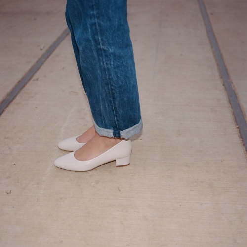 Migdal Low Heels, cream | Balagan Studio