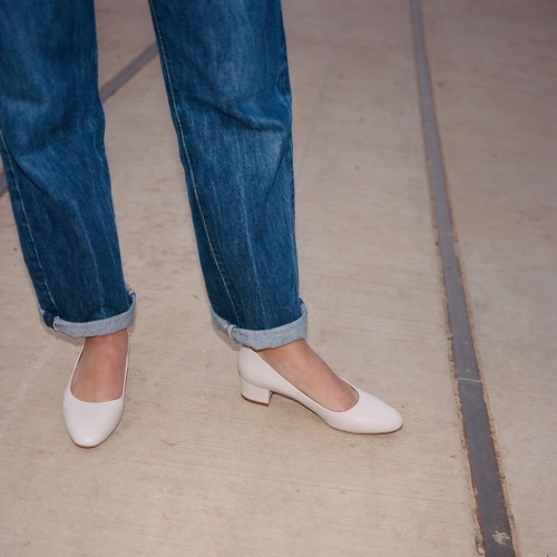 Migdal Low Heels, cream | Balagan Studio