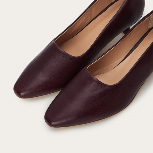 Virginia Heels, aubergine | Balagan Studio