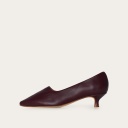 Virginia czółenka, burgund