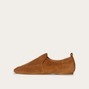 Enzo loafers, caramel velvet