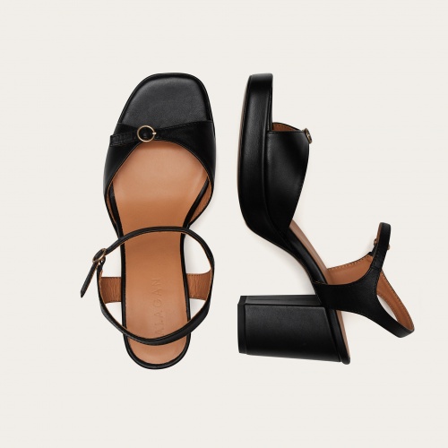 Vivienne Sandals, black | Balagan Studio