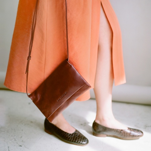 Shuk torebka S, ciemny brąz | Balagan Studio