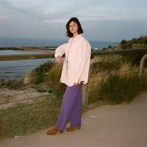 Gloria klapki, karmelowy welur | Balagan Studio