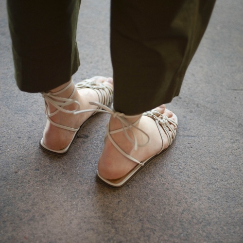 Amfi Sandals, off white | Balagan Studio